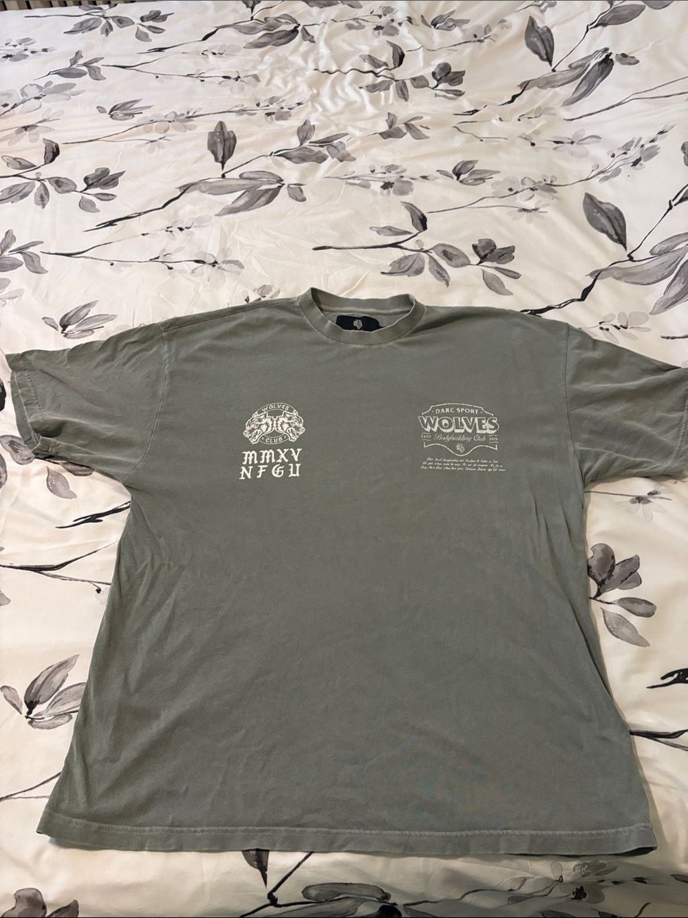 Darc Sport Olive Green Graphic Short Sleeve Tee